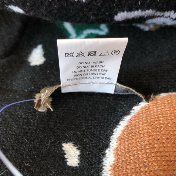 Anthropologie Bel Kazan Georgie Snood Black Motif Print Scarf Neck Warmer - Picture 8 of 8